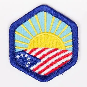 Dawn of our Country Badge