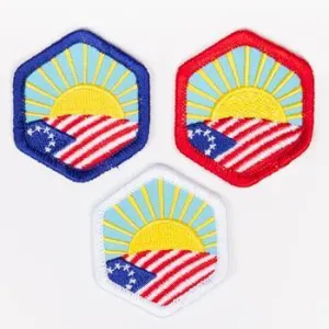 Dawn of our Country Badge