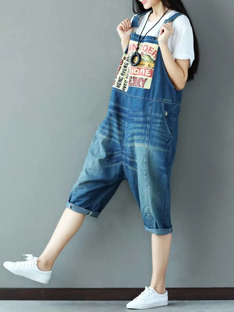 Day Dreaming Overall Short Dungarees