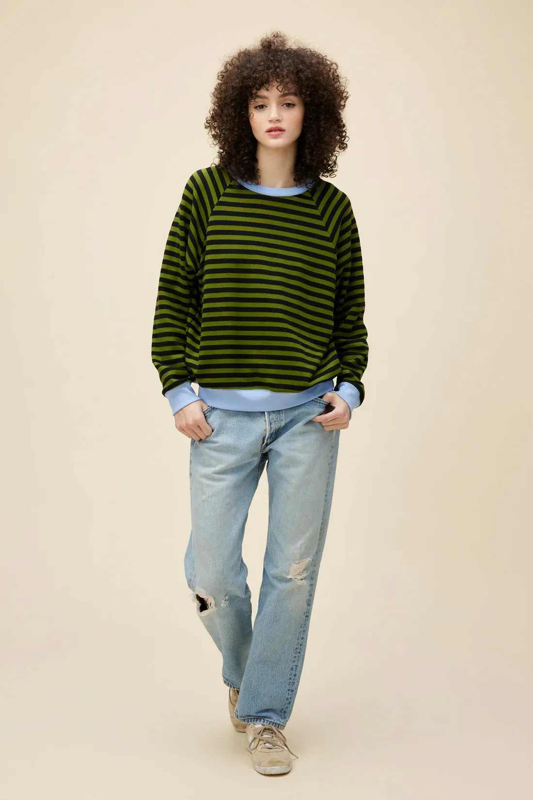 Daydreamer Stripe Vintage Sweatshirt