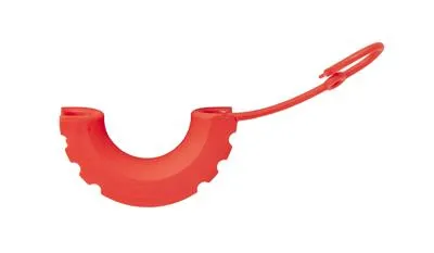 Daystar KU70062RE Locking D Ring Isolator 7/8 Inch Polyurethane Red