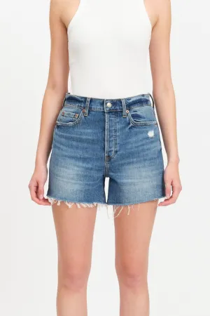 Daze Denim | Bottom Line High Rise Vintage Jean Shorts | Medium Wash