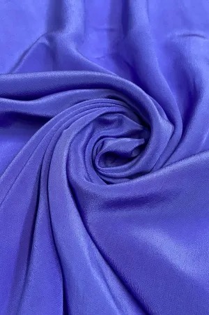 Dazzling Blue Light Silk Crepe CRP-016 Fabric