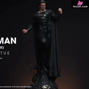 DC Black Superman (Licensed) Resin Statue - Queen Studio [Pre-Order]