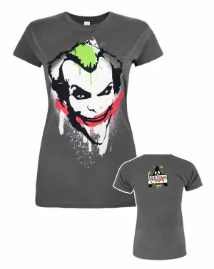 DC Comics Batman Womens Grey Short Sleeved T-Shirt