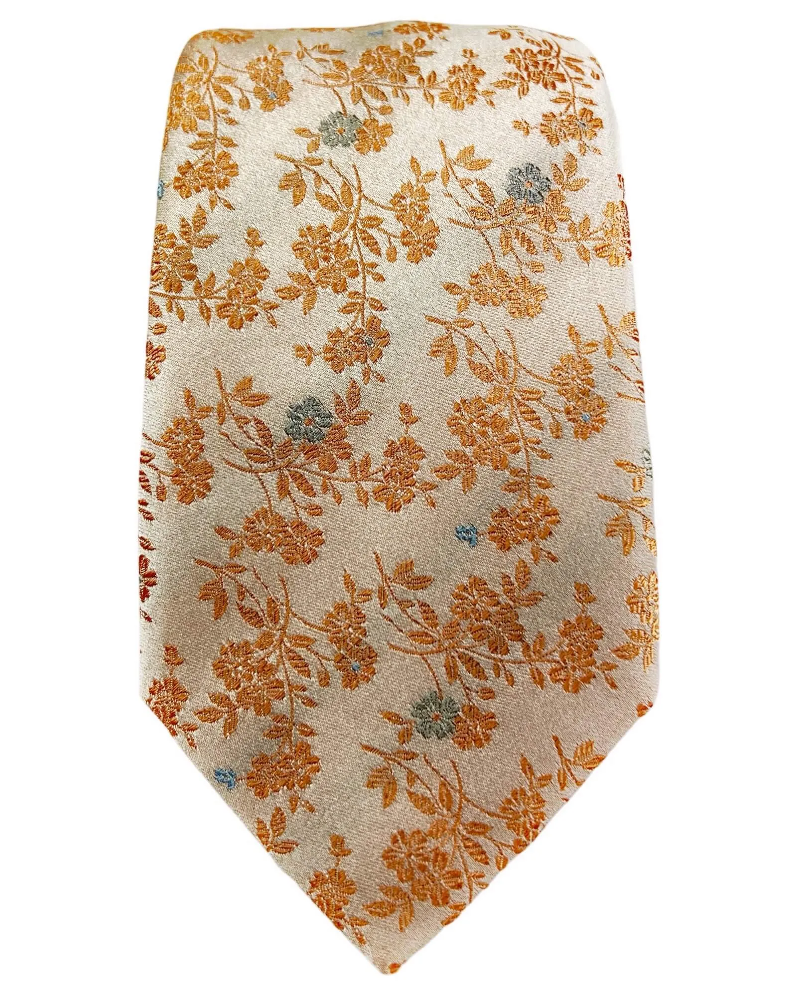 DÉCLIC Belluno Floral Tie - Orange