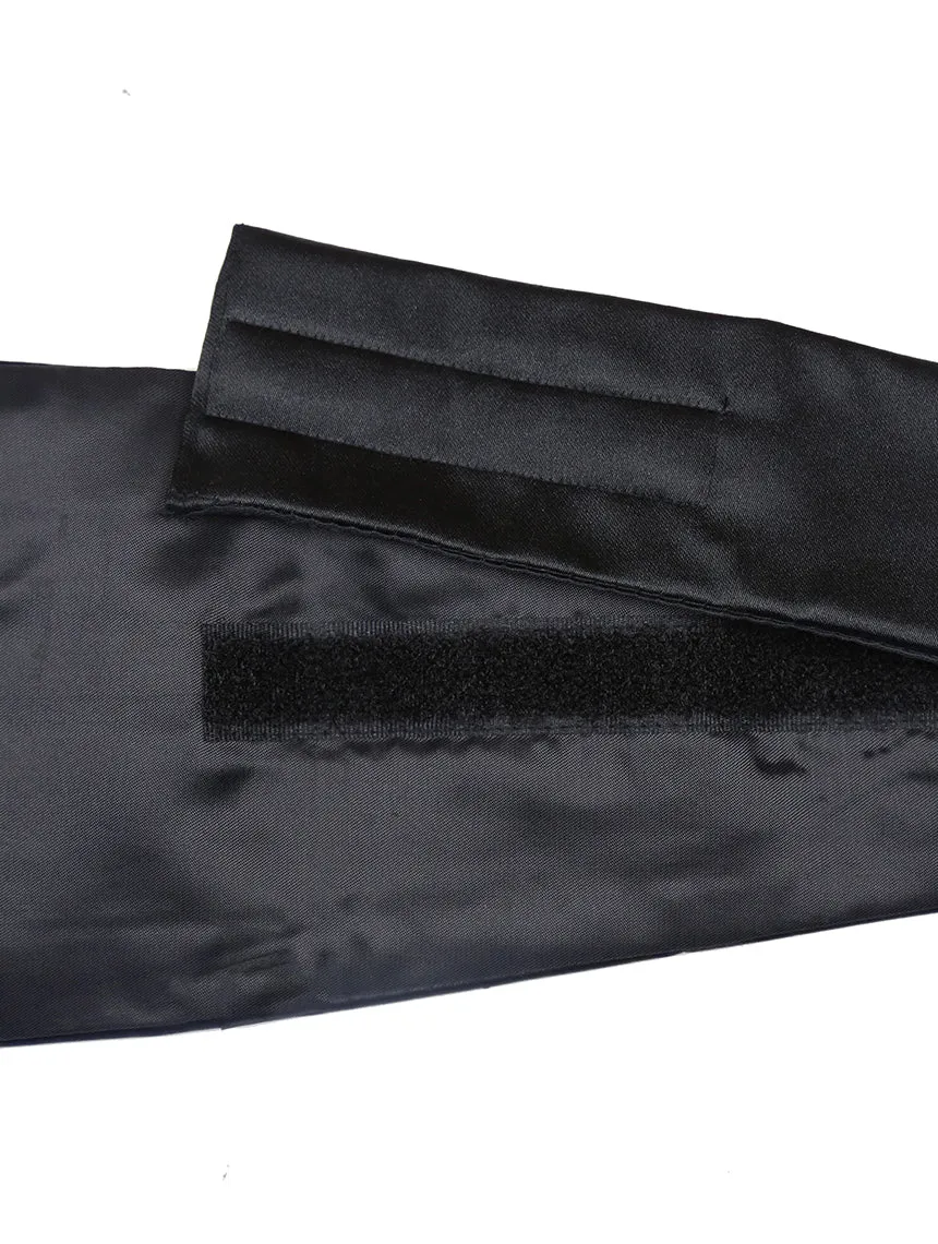 DÉCLIC Silk Cummerbund - Black