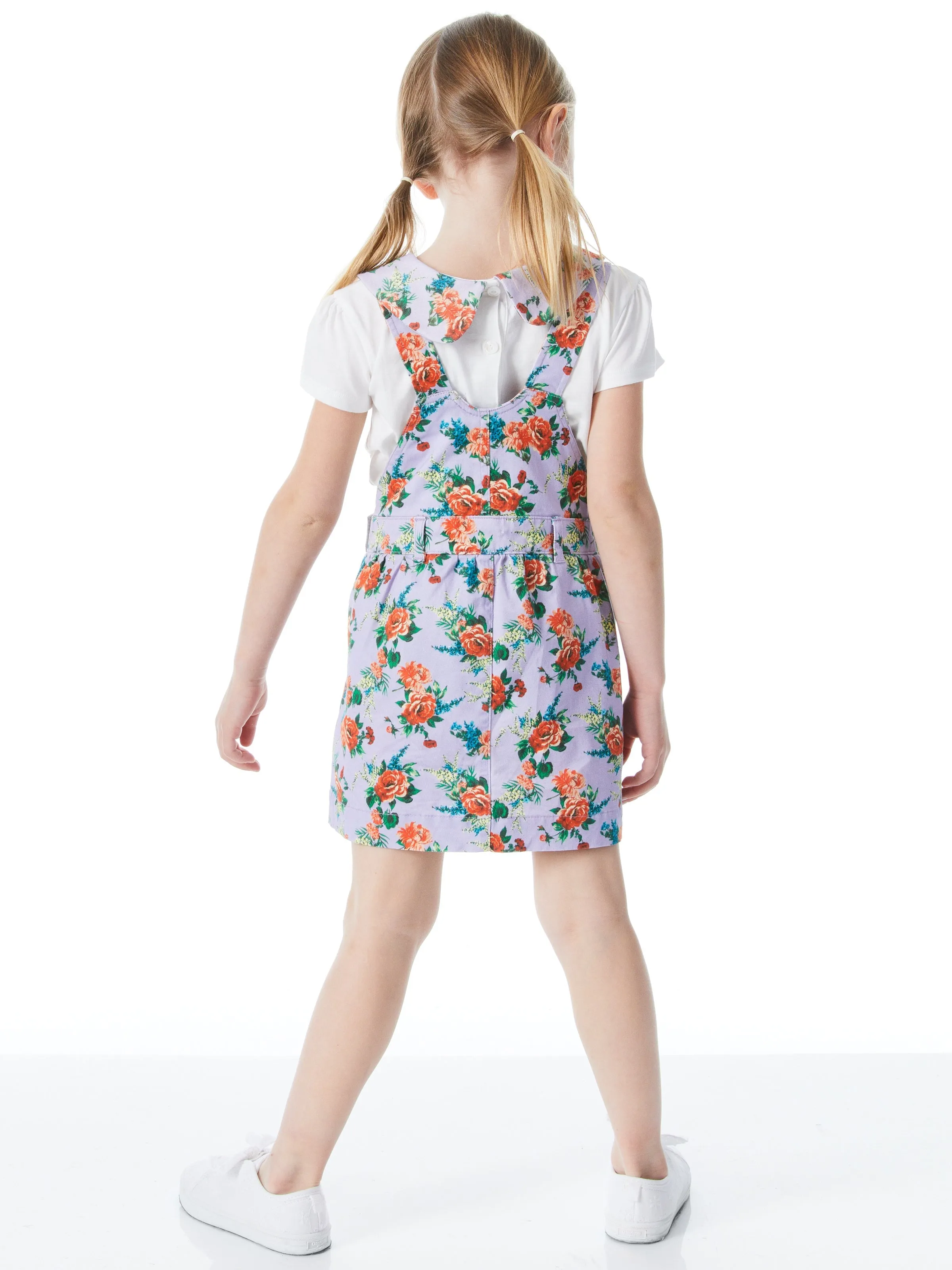 Ddxao Overall Dress - Floral Express