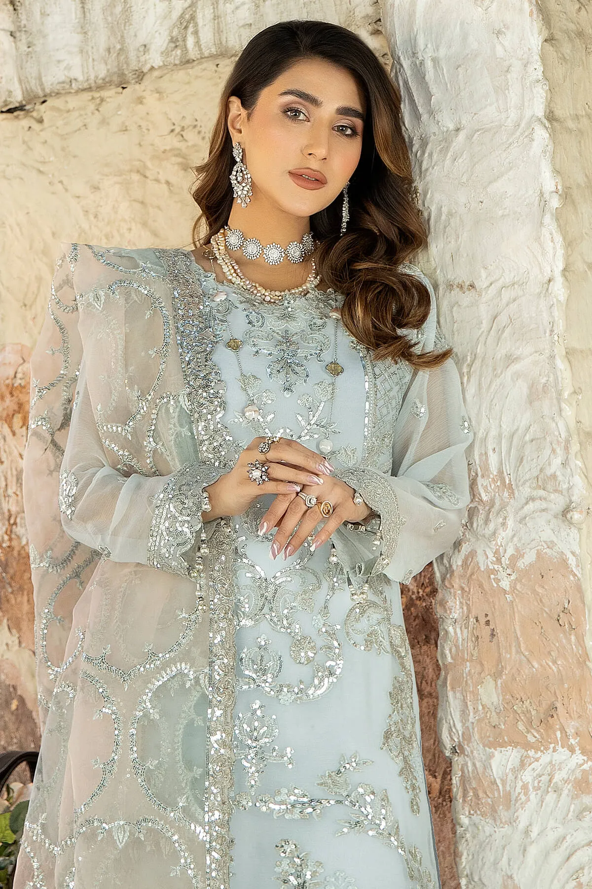 De Lambent Majestic by Imrozia Unstitched 3 Piece Chiffon Collection'2023-M-31-Emma