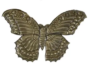 De Weldaad Butterfly Gold Metal Ornament