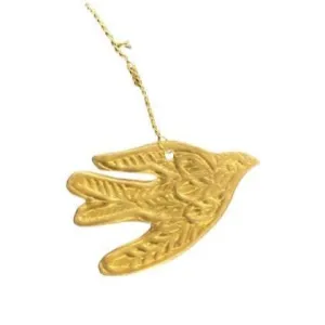 De Weldaad Swallow Gold Metal Ornament