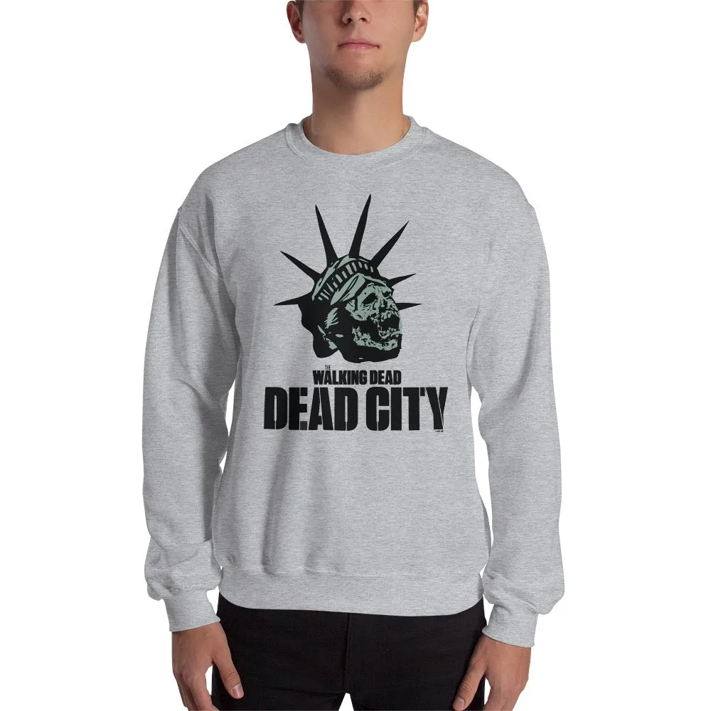 Dead City Liberty Zombie Adult Sweatshirt