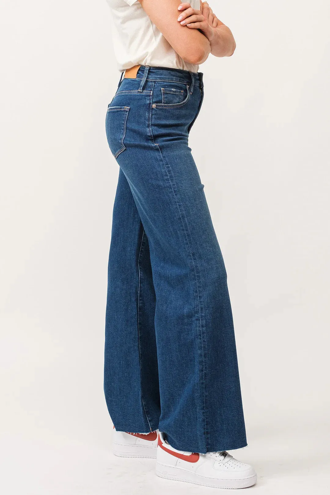 DEAR JOHN BOREALIS DENIM FIONA WIDE LEG JEAN