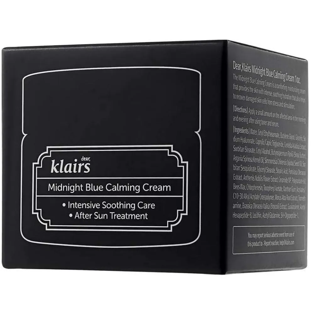 Dear, Klairs Midnight Blue Calming Cream 30g