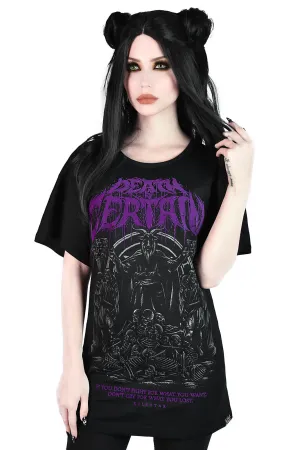 Death Is Certain Relaxed Top