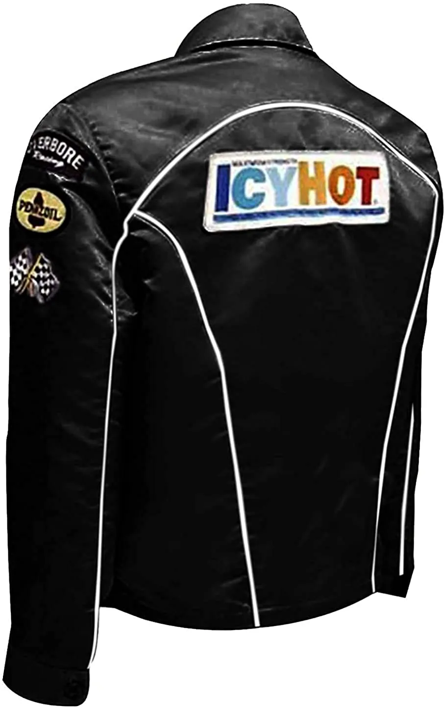 Death Proof Stuntman Mike Racing Black Satin Jacket