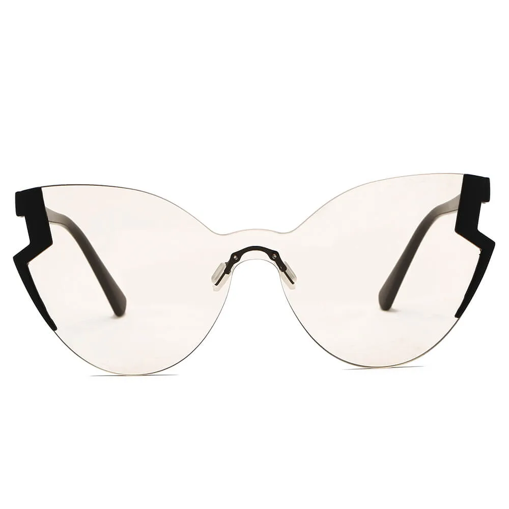 DECATUR | Women Fashion Oversize Cat Eye Sunglasses