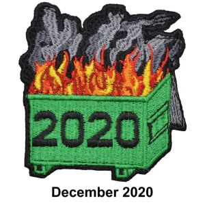 December 2020 Patch of the Month - Dumpster Fire