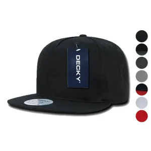 Decky Flat Bill Snapback Cotton Two Tone Baseball Green Under Visor Hats Caps