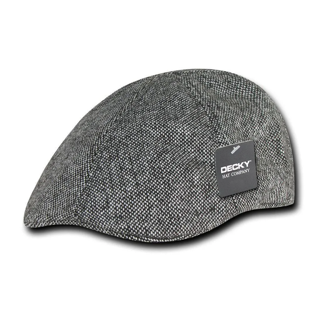 Decky Melton 6 Panel Wool Woven Ivy Sports Comfort Hats Caps