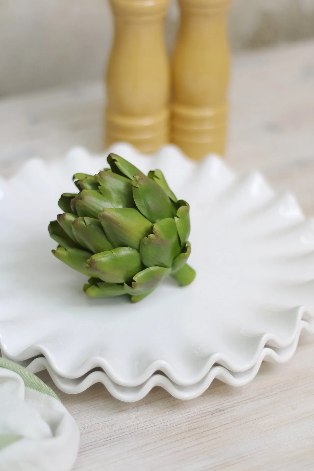 Decorative Faux Green Artichoke