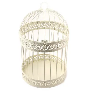 Decorative Metal Birdcage - Round