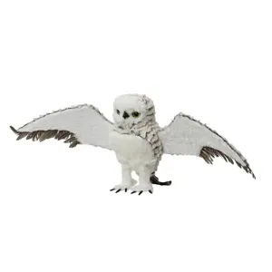 Decoris 24cm White Owl Feathers Ornament