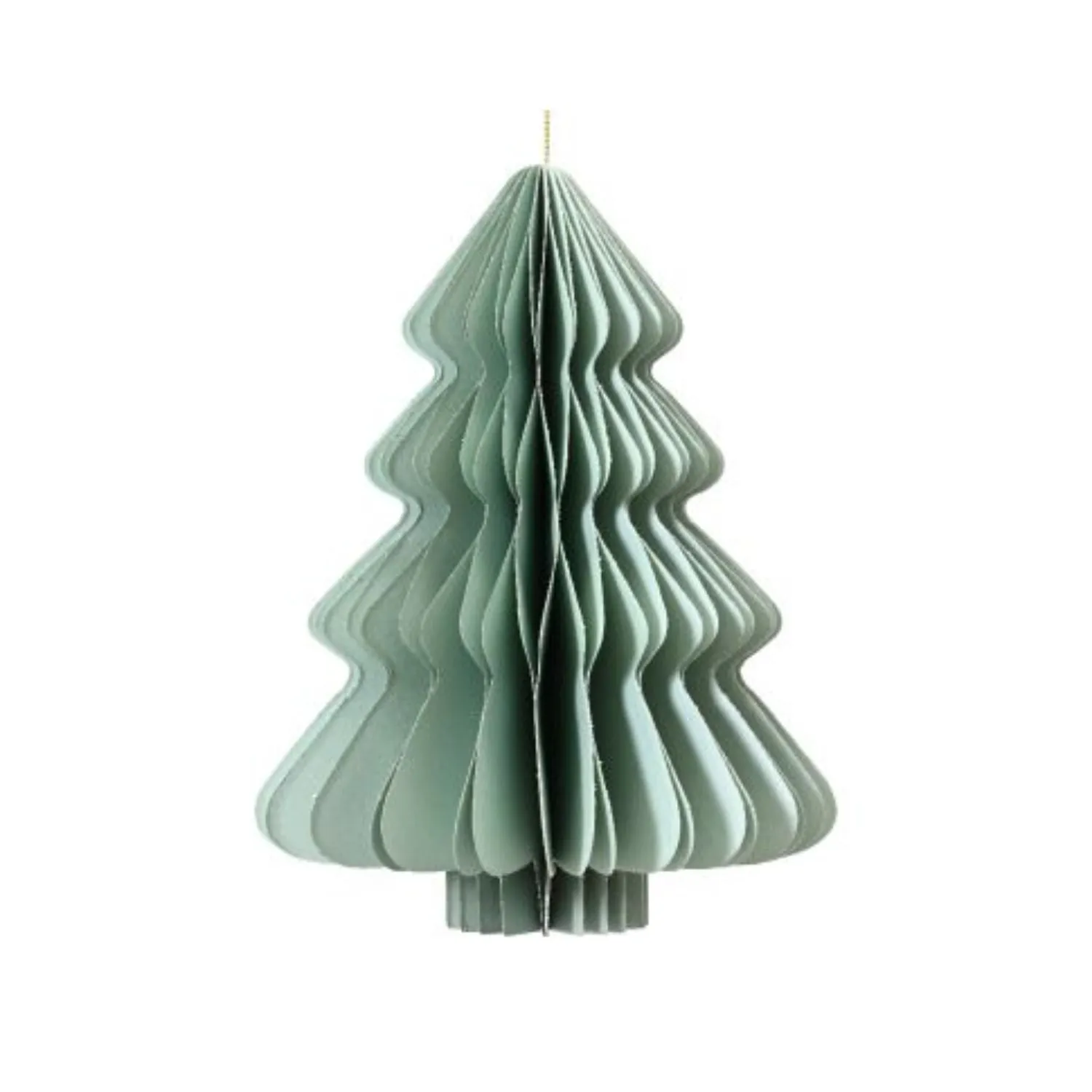 Decoris 40cm Mint Green Paper Hanging Decoration