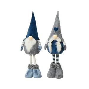 Decoris 50cm Blue Winter Gonks (Choice of 2)