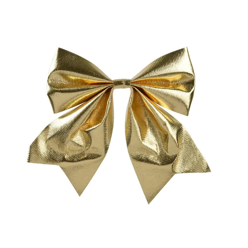 Decoris Polyester Bow 24cm - Gold