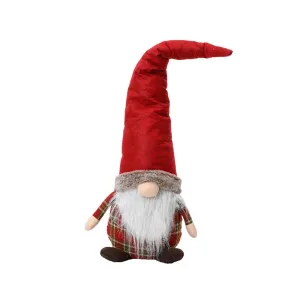 Decoris Polyester Gnome 95cm - Red