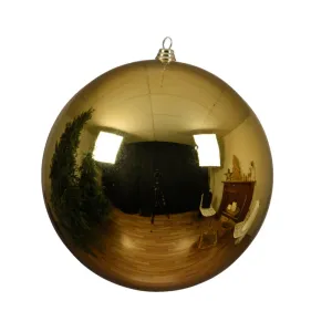 Decoris Shatterproof Bauble 14cm - Light Gold