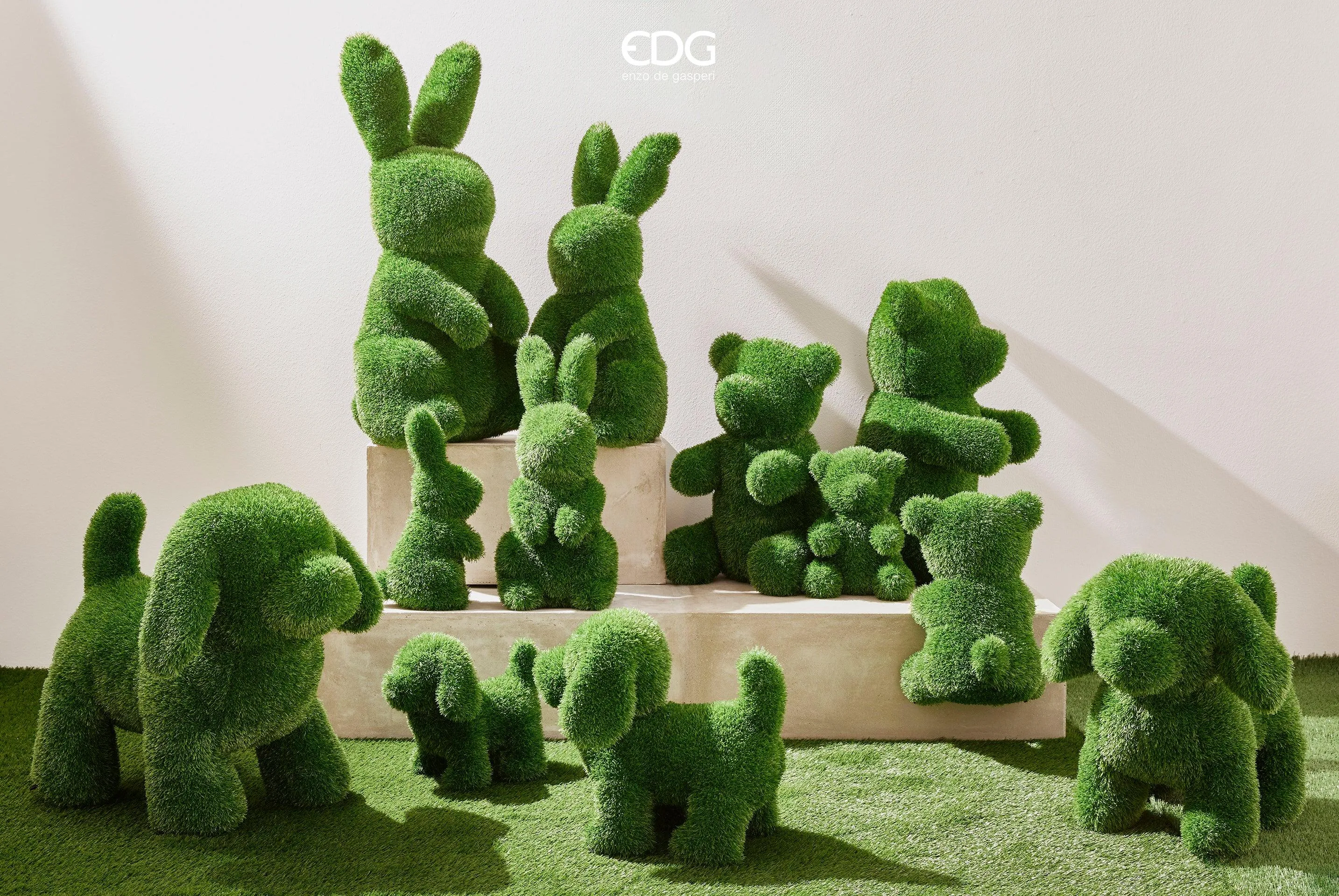 Decoro Orso Erba per Esterno  EDG Enzo De Gasperi