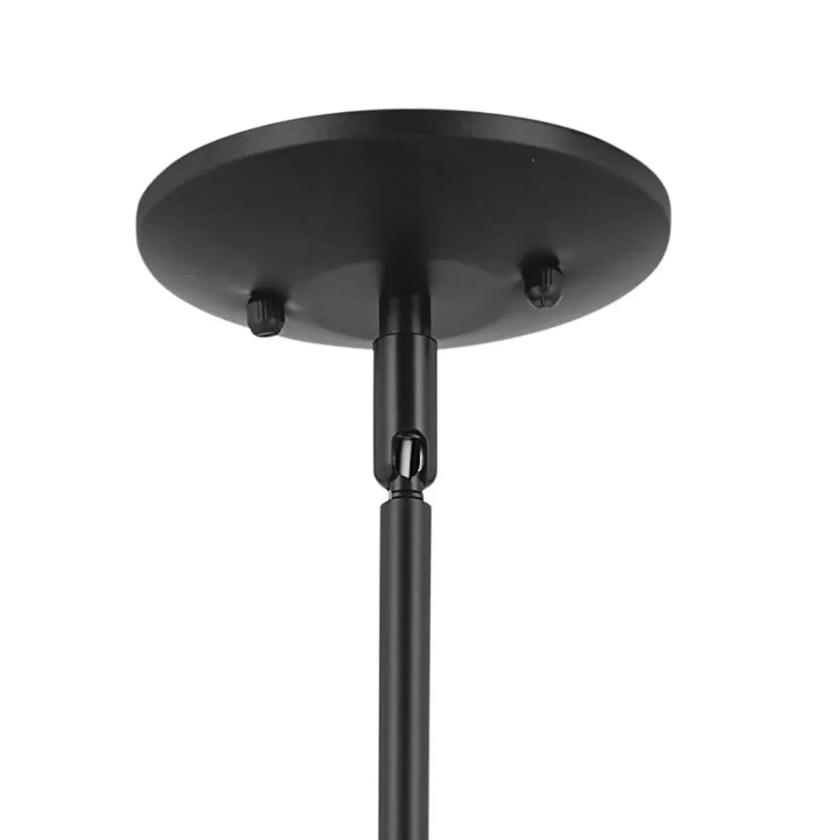 Deela 28" 6-Light Chandelier 1-Tier, Black Finish