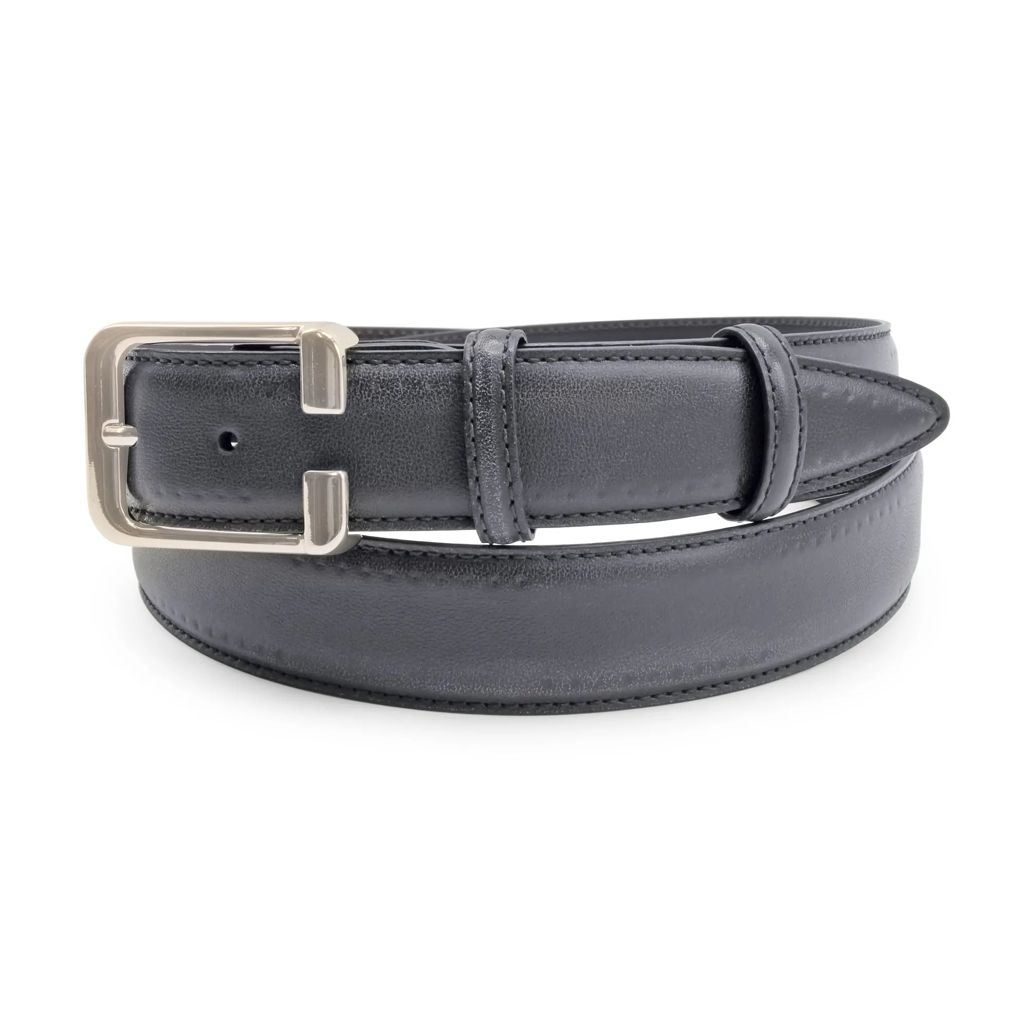 Deep Blue 'Cagney' Satin Belt