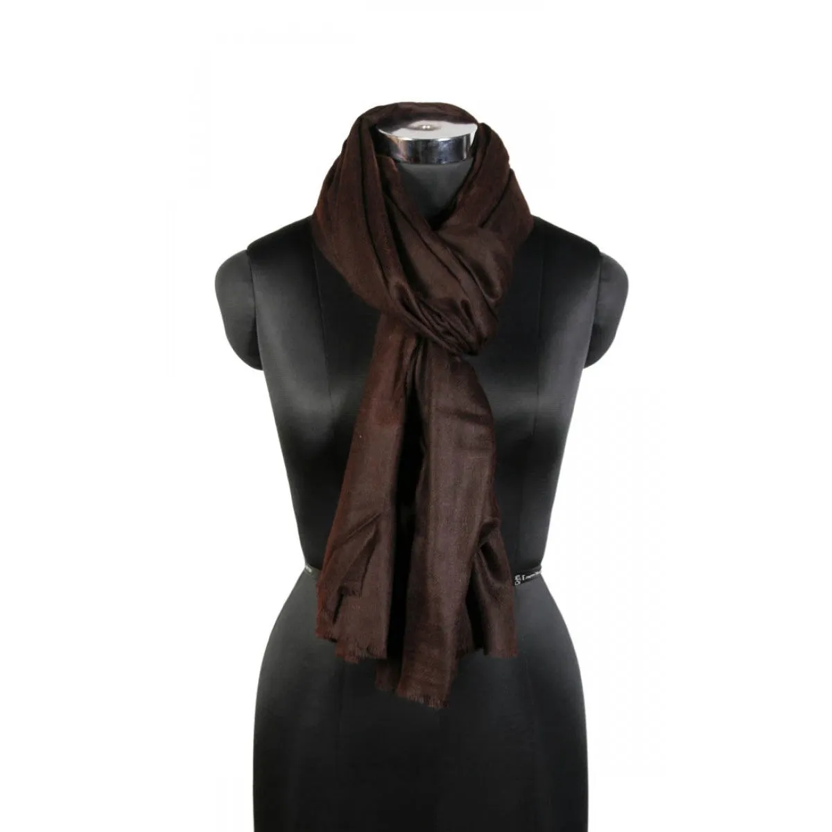 Deep Brown Woolen Scarf