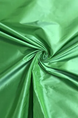 Deep Mint Taffeta Silk Fabric