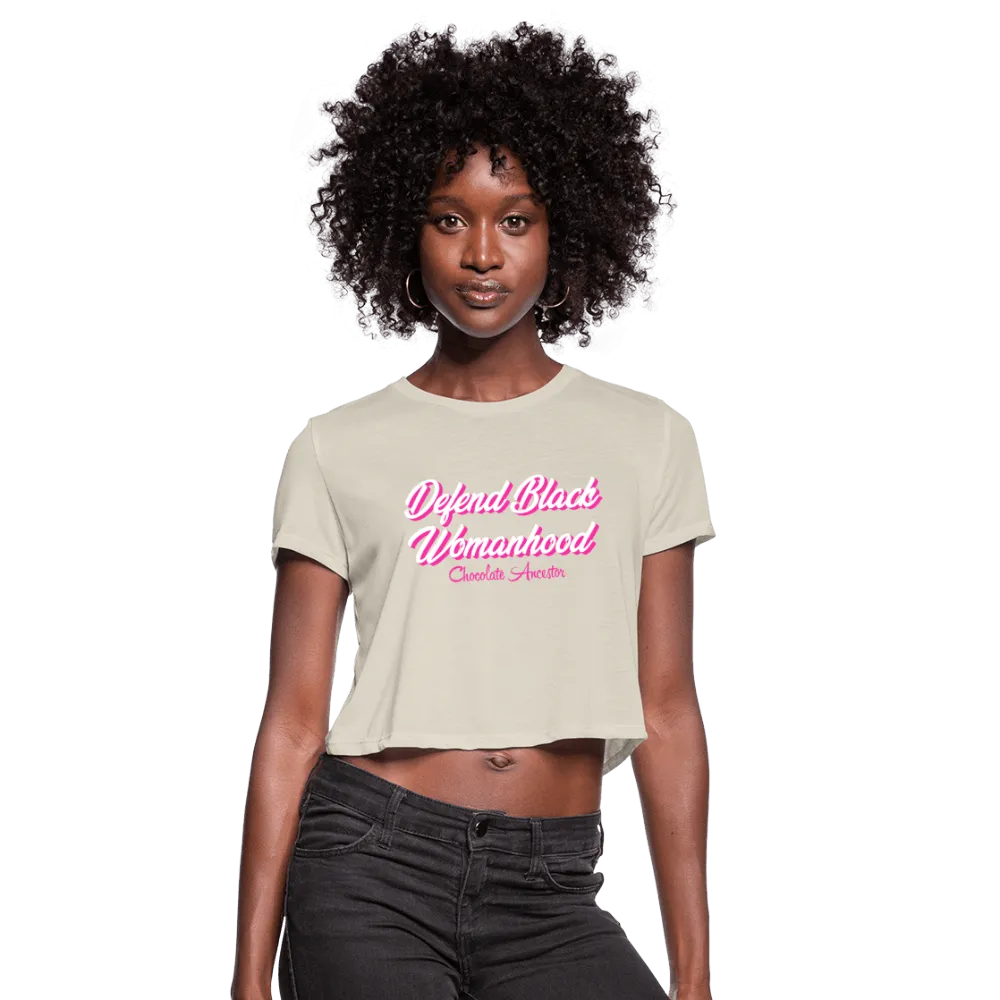 Defend Black Womanhood Women's Crop Top (Style 2)