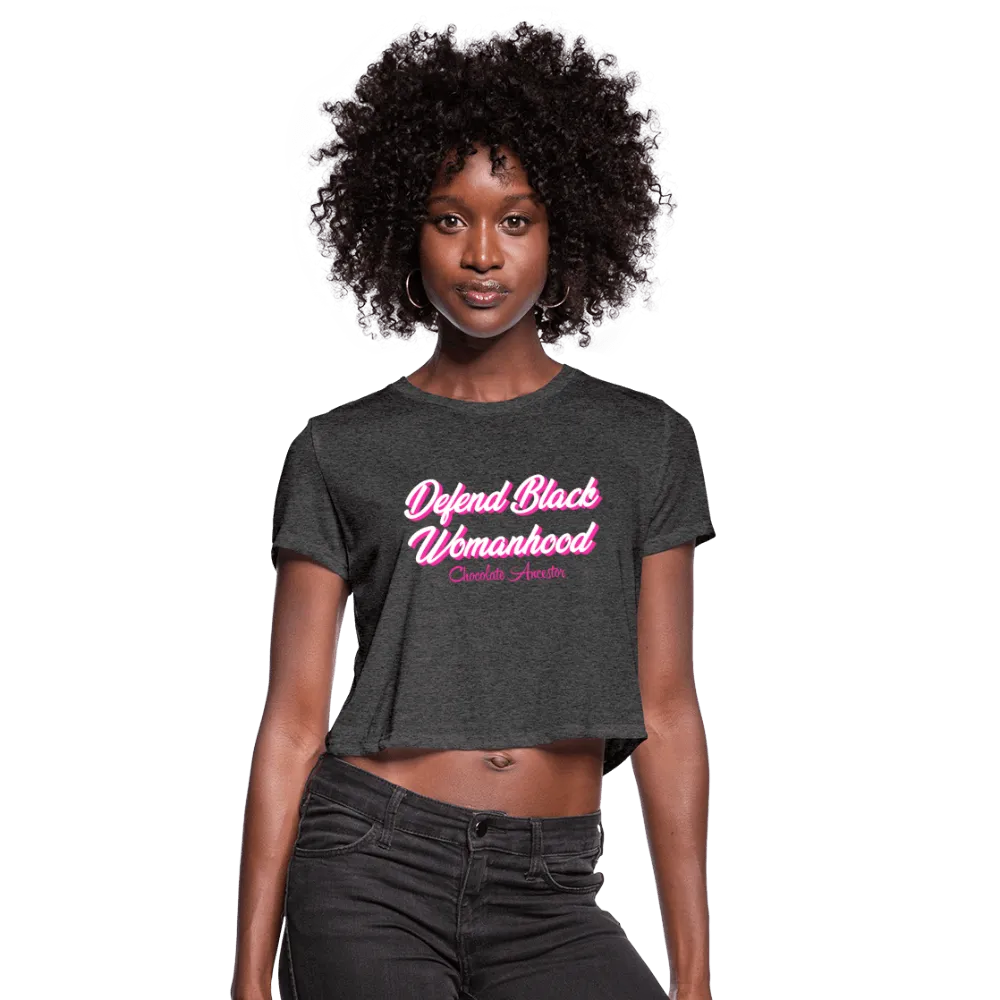 Defend Black Womanhood Women's Crop Top (Style 2)