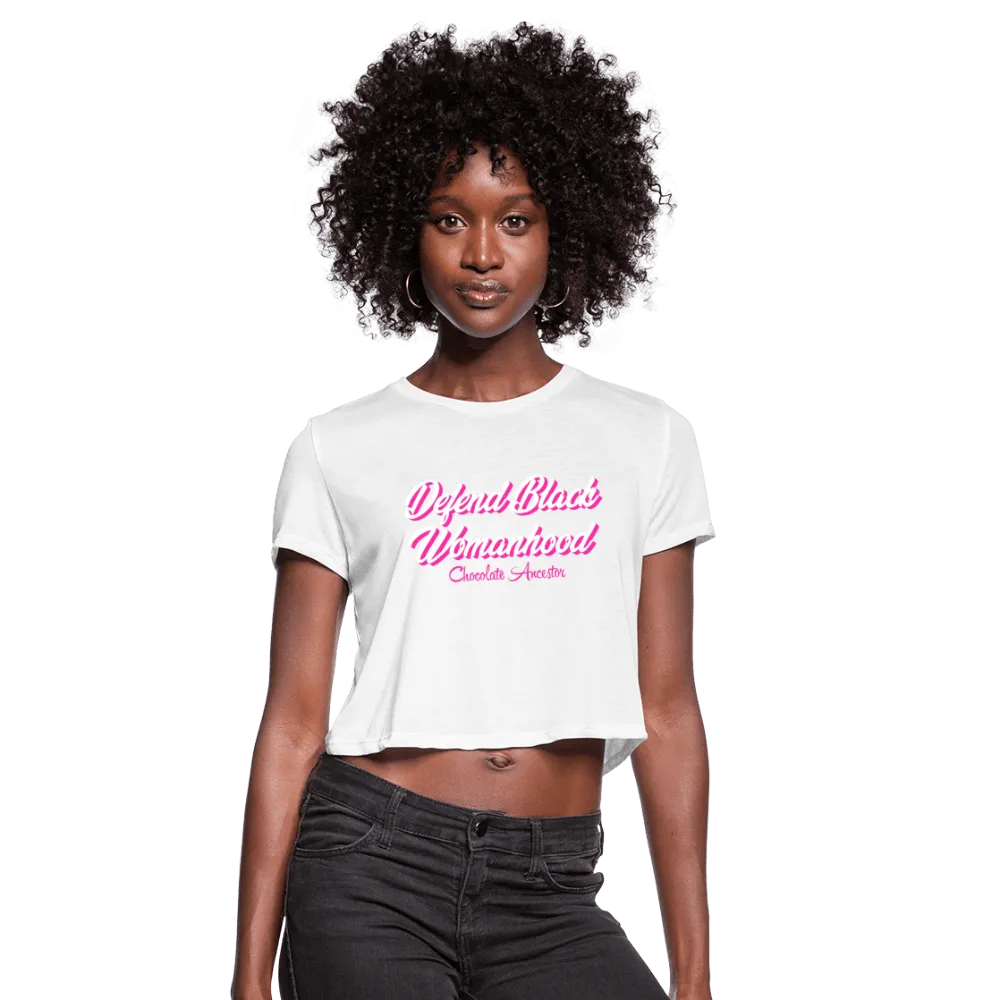 Defend Black Womanhood Women's Crop Top (Style 2)