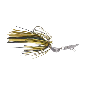 Dekoi 7gm Bladed Swim Jig, Chatterbait, Camo Green, 2 pack