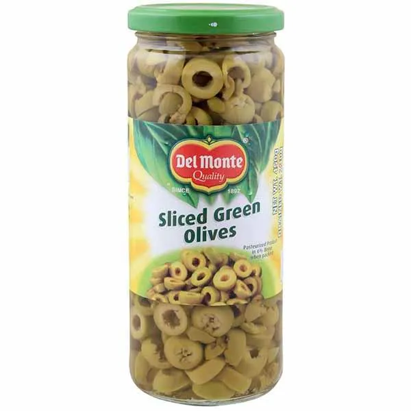 DEL MONTE SLICED GREEN OLIVES 235GM