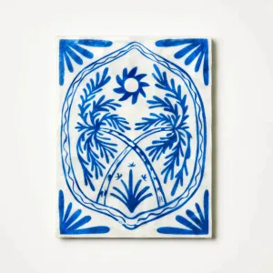 Del Sol Crossed Palm Wall Art