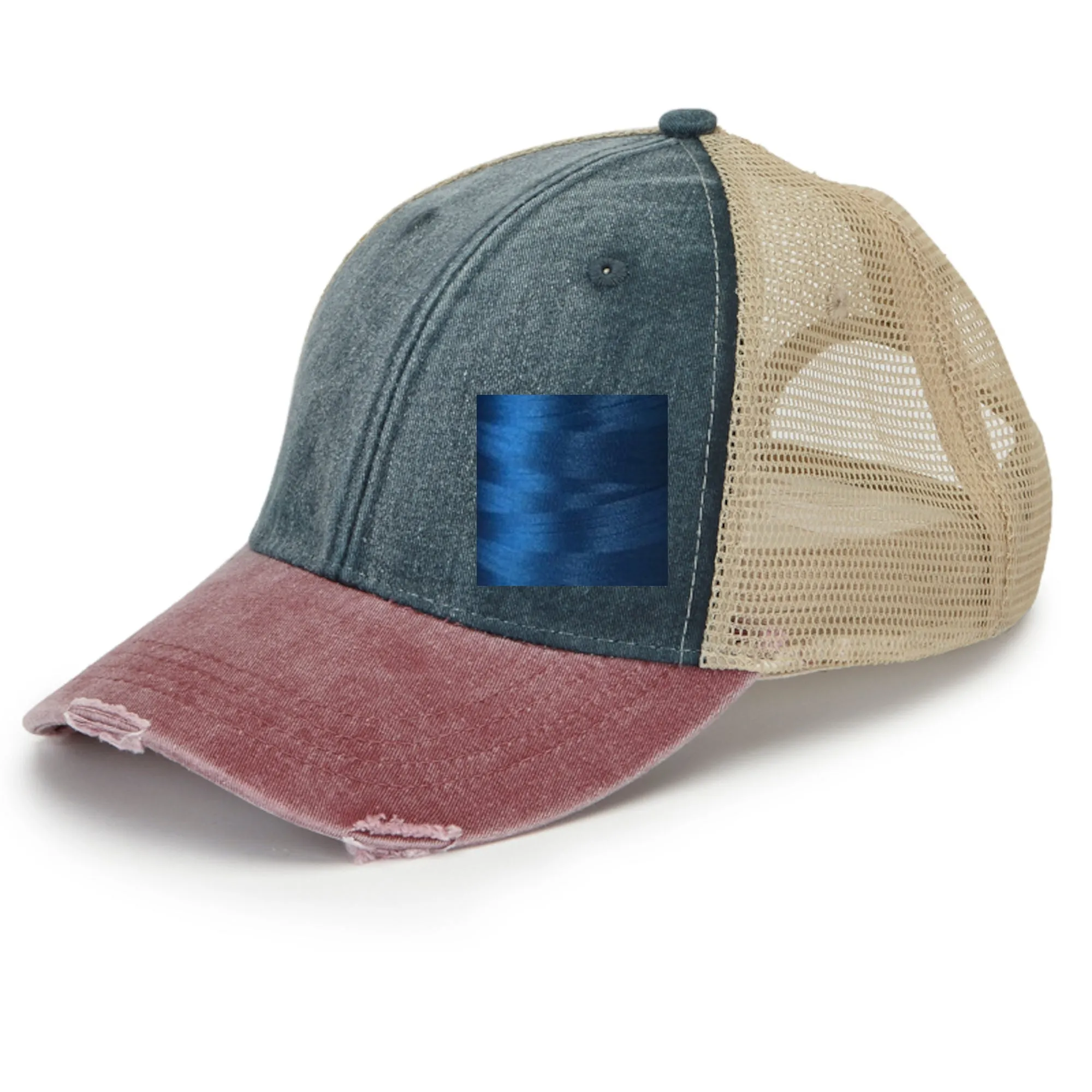 Delaware  Hat | Distressed Snapback Trucker | state cap | many color choices