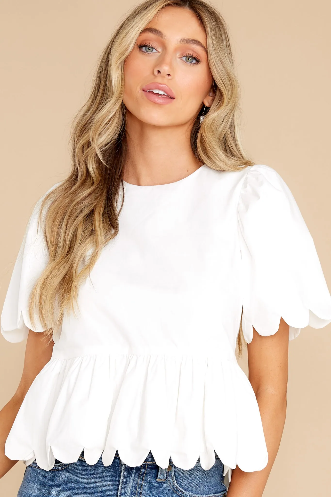 Delicate Features White Top