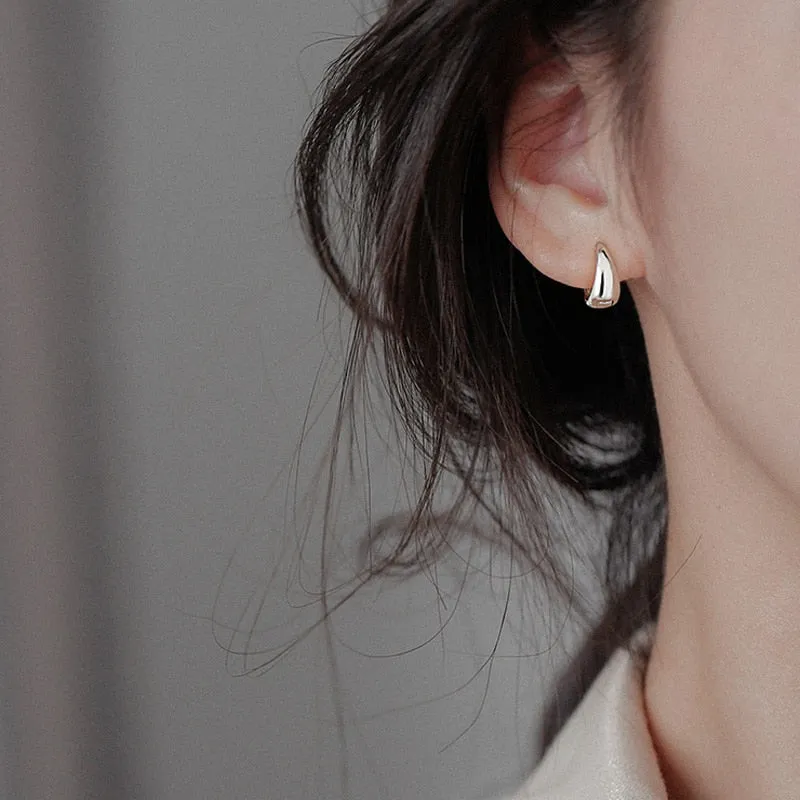 Delicate silver earrings | Dainty silver earrings