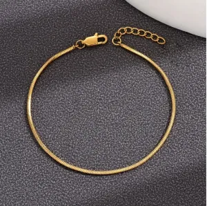 Delicate Snake Chain Bracelet