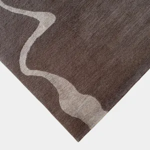 Delinear Smoke Brown 6'X9' Rug