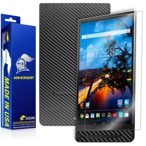 Dell Venue 8 7840 Screen Protector   Black Carbon Fiber Skin