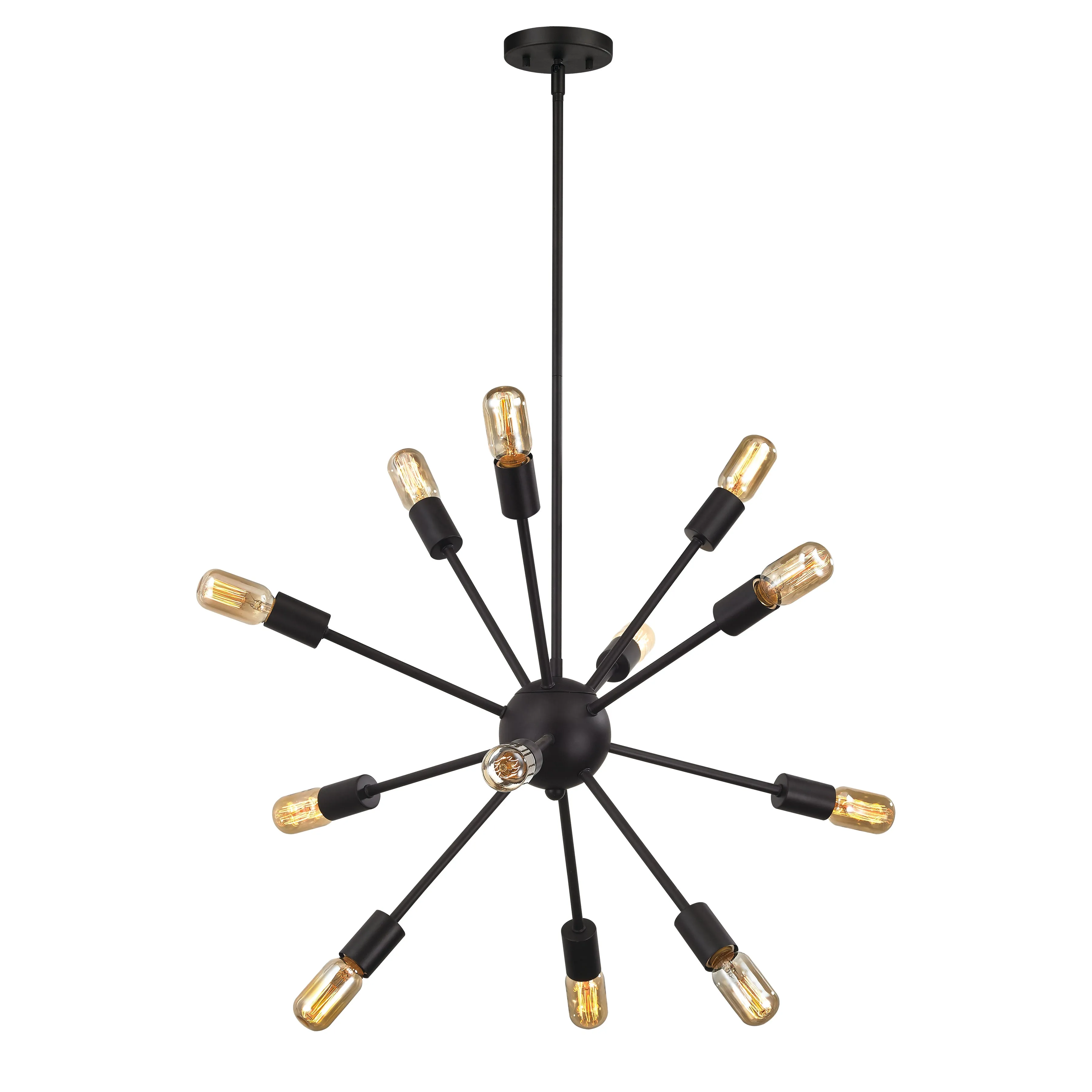 Delphine 27" 12 Light Chandelier in Oil Rubbed Bronze